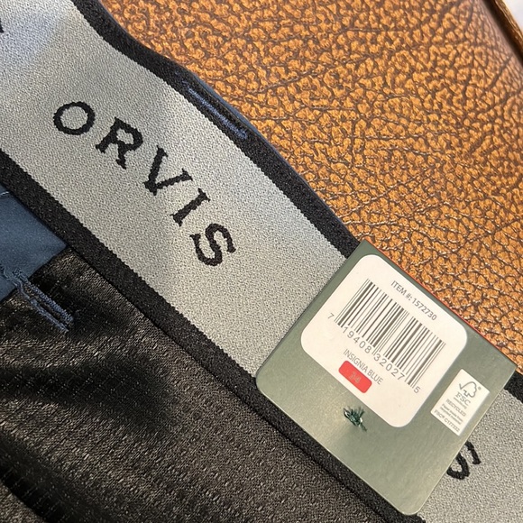 New Orvis Cargo Cobalt Blue Short 4-way Stretchable Breathable, Comfortable! - Picture 6 of 8